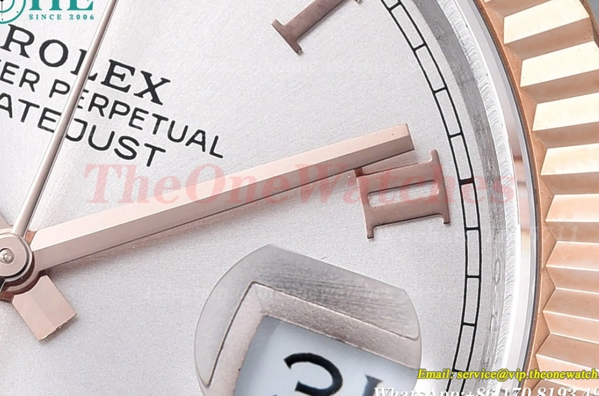 36mm White Rmn SS GMF A2824 RG 126231 Datejust 0502
